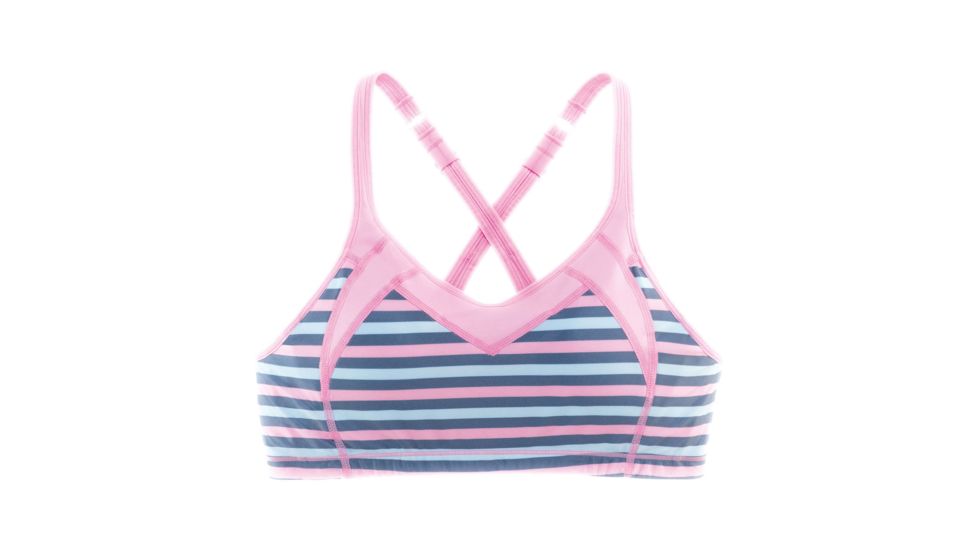 Moving Comfort Urban X-Over A/B Bra - Women's-Lotus Stripe-Small