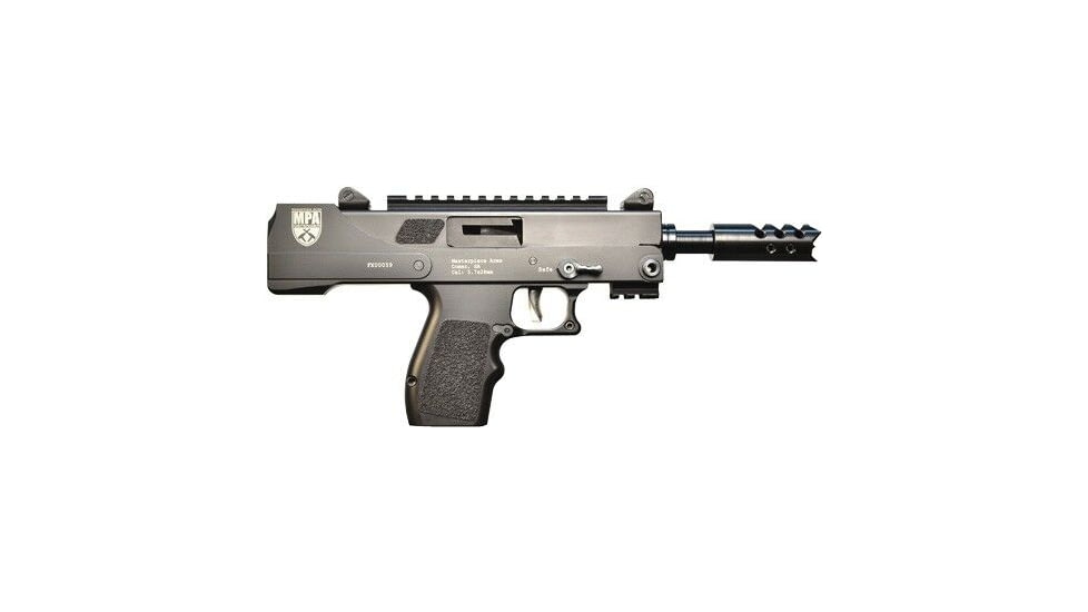 MPA Defender Side-Cocker Semi Auto Pistol, 5.7X28, 4.5 in Barrel