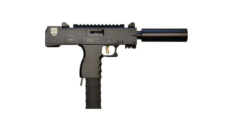 MPA Defender Side-Cocker Semi Auto Pistol, 9mm Luger, 4.5 in Barrel