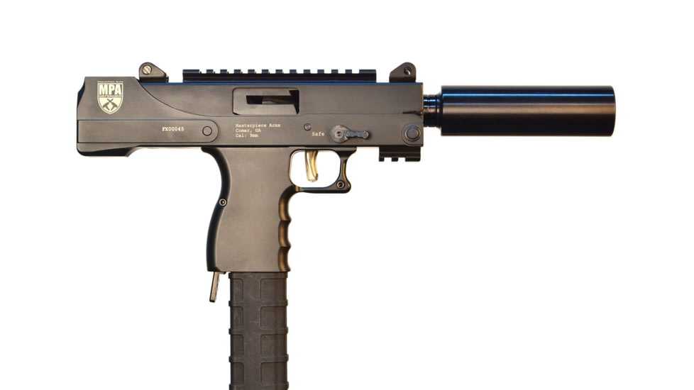 MPA Defender Side-Cocker Semi Auto Pistol, 9mm Luger, 4.5 in Barrel