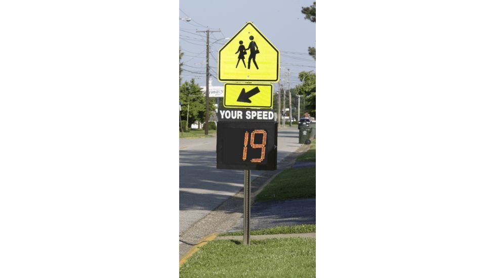 Laser Atlanta Speed Guardian for pole mounting, Solar operation, standard package MPHCG12SOL