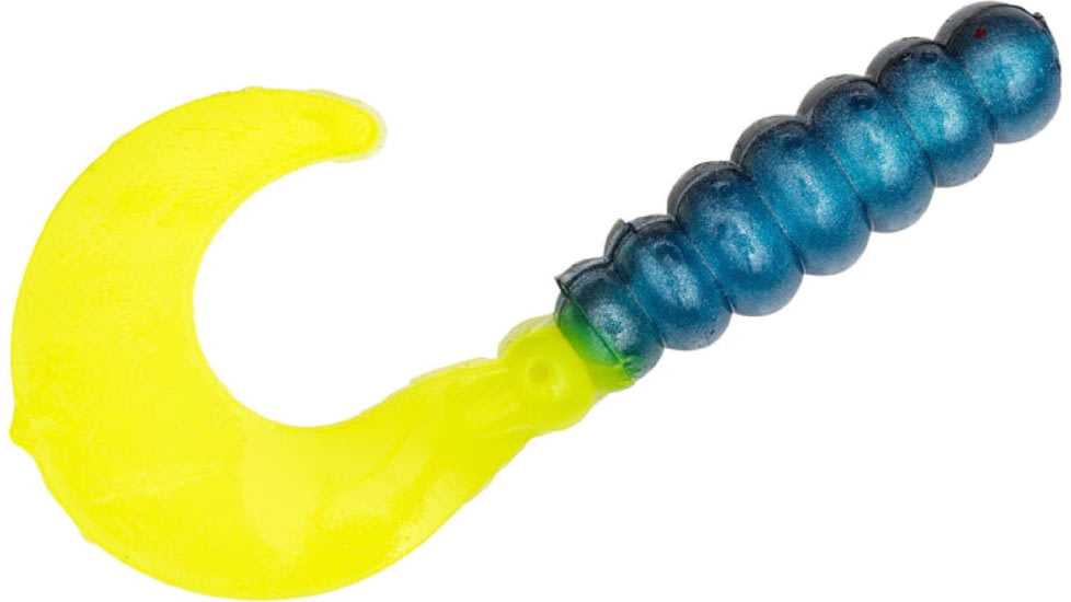 Mr. Crappie Grub, Blue Tuxedo, 2in, MRCG2-226