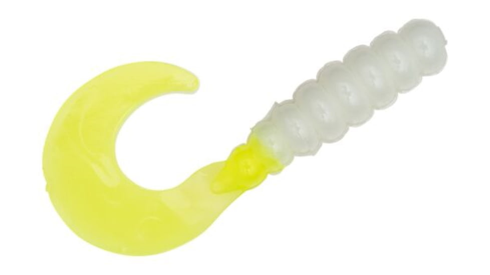 Mr. Crappie Grub, Refrigerator White, 2in, MRCG2-186