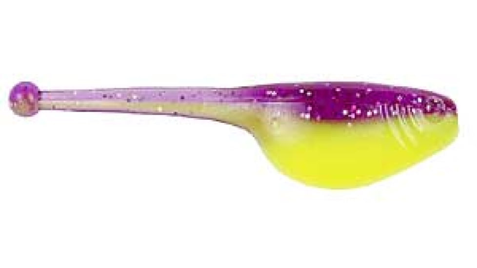 Mr. Crappie by Strike King Shadpole Fishing Lure, Soft Plastic Grub, Purple Sage, 2in, 15-Pack, MRCSP-223, MRCSP-223