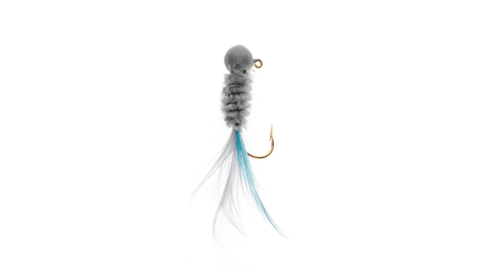 Mr. Crappie by Strike King Slab Daddy Live Hair, Hair Jig Fishing Lure, Ghost Minnow, 1/8oz, 2-Pack, MRCSBLHJ18-265A, MRCSBLHJ18-265A
