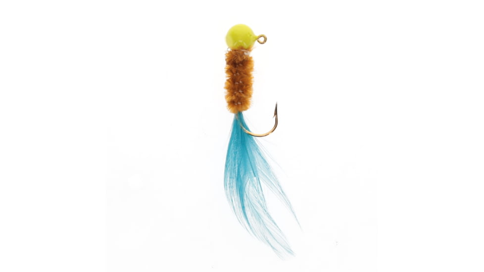 Mr. Crappie by Strike King Slab Daddy Live Hair, Hair Jig Fishing Lure, Mr. Automatic, 1/8oz, 2-Pack, MRCSBLHJ18-579, MRCSBLHJ18-579