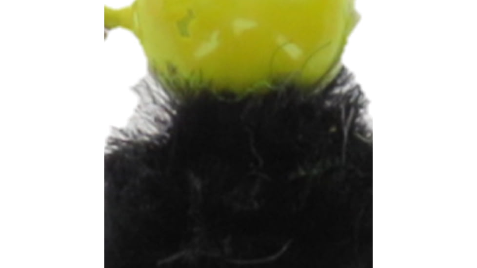 Mr. Crappie by Strike King Slab Daddy Live Hair, Hair Jig Fishing Lure, Tuxedo Black Chartreuse, 1/16oz, 2-Pack, MRCSBLHJ116-183, MRCSBLHJ116-183