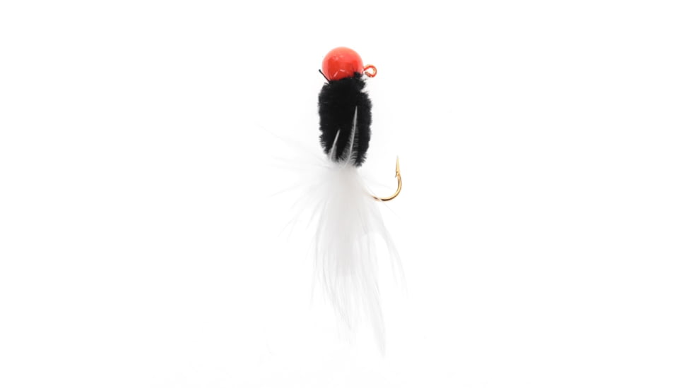 Mr. Crappie by Strike King Slab Daddy Live Hair, Hair Jig Fishing Lure, Wood Pecker, 1/16oz, 2-Pack, MRCSBLHJ116-571, MRCSBLHJ116-571