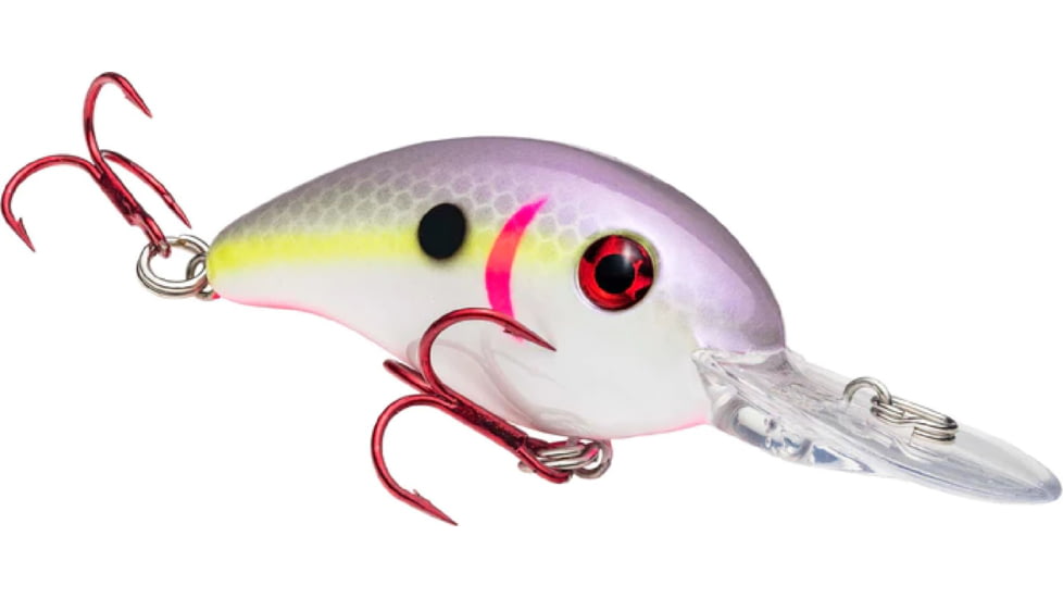 Mr. Crappie by Strike King Slab-Hammer Lure, Medium Diving Fishing Crankbait, Lavender Sexy Shad Pink Belly, 3/8oz, SHCC3-628, SHCC3-628