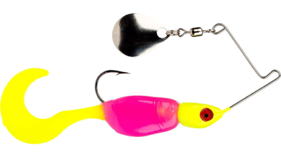 Mr. Crappie by Strike King Spin Baby Fishing Lure, Spinnerbait, HotChicken.com, 1/8oz, MRCSB18-242, MRCSB18-242