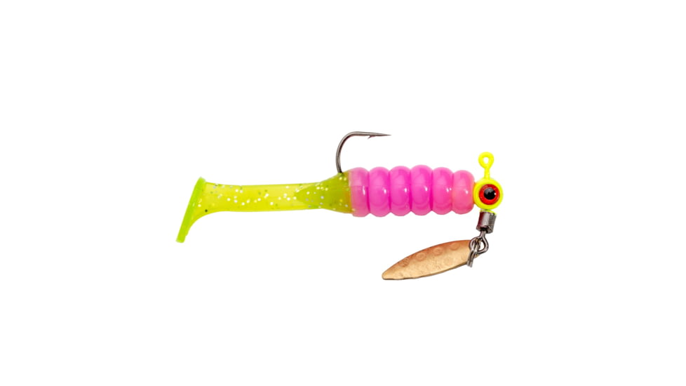 Strike King Mr. Crappie Sugar Glider Fishing Lure, Gliding Soft Plastic Minnow, 1.5in, 15-Pack, Cajun Cricket, MRCSGLDR15-193