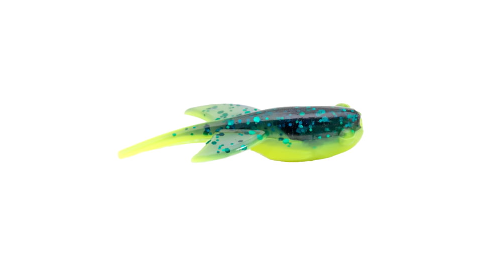 Strike King Mr. Crappie Sugar Glider Fishing Lure, Gliding Soft Plastic Minnow, 1.5in, 15-Pack, June Bug Chartreuse, MRCSGLDR15-188