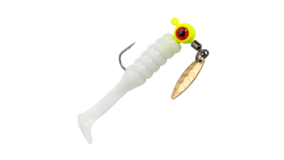 Strike King Mr. Crappie Sugar Glider Fishing Lure, Gliding Soft Plastic Minnow, 1.5in, 15-Pack, Monkey Shine, MRCSGLDR15-227