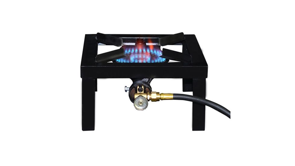 Mr. Heater 1 Burner Angle Iron Stove - 15000 BTU, Black, F235825, EDEMO1