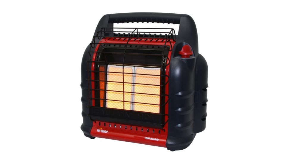 USED Mr. Heater Big Buddy Heater w/o Fan, 4000 - 18000 BTU - Massachusetts/Canada Verison, Red &amp; Black, F274806, EDEMO1