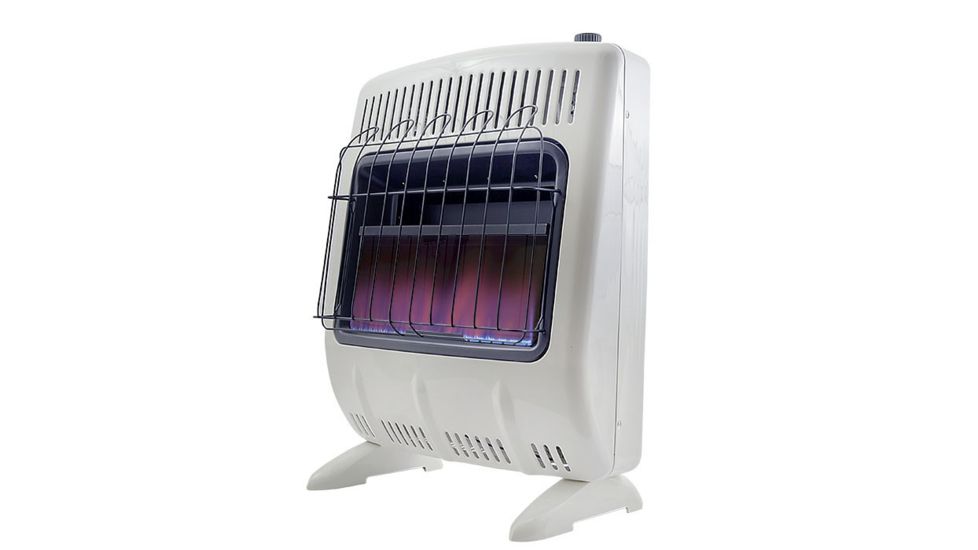 Mr. Heater Vent-Free Blue Flame Natural Gas Heater - 20000 BTU, White, F299721