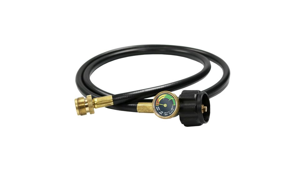 Mr. Heater 8ft Propane Hose Assembly w/Acme Nut &amp; Gauge, F273705