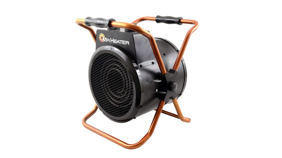 Mr. Heater Portable Forced Air Electric Heater - 12000 BTU/3.6 kW/240-Volt, Black F236125