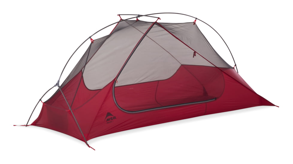 MSR FreeLite 1 Ultralight Backpacking Tent, Red, 10325