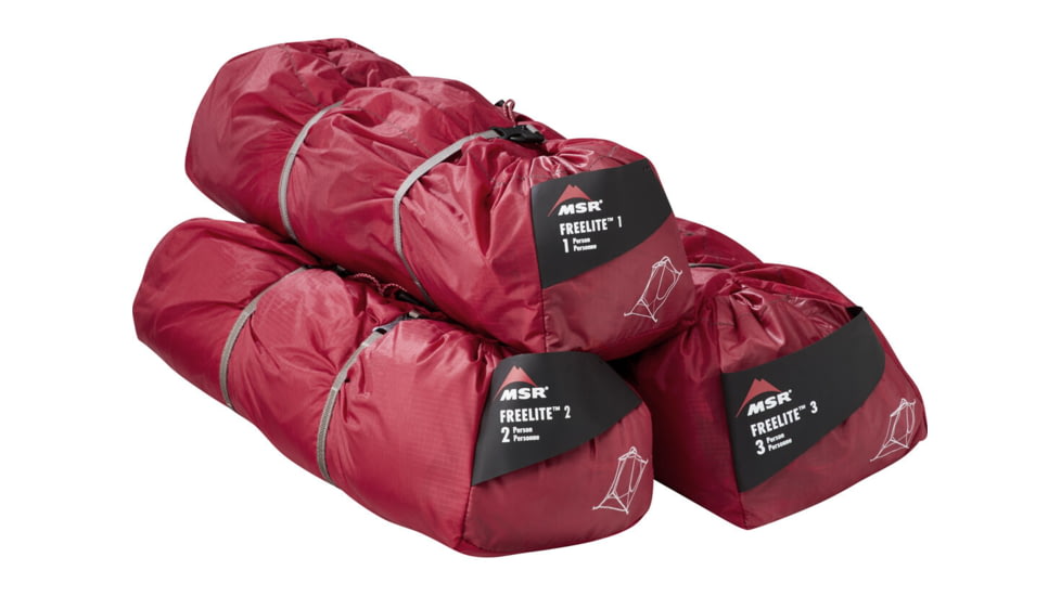 MSR FreeLite 2 Ultralight Backpacking Tent, Red, 10326