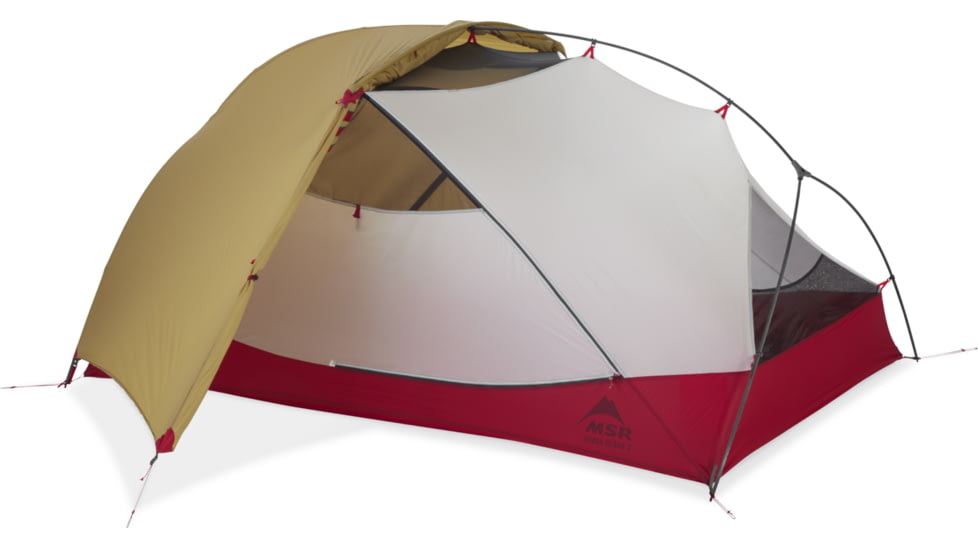 MSR Hubba Hubba Backpacking Tent - 2 Person, Sahara, 11506