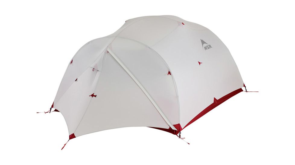 MSR Mutha Hubba NX Backpaking Tent - 3 Persons, Red, 3 2754