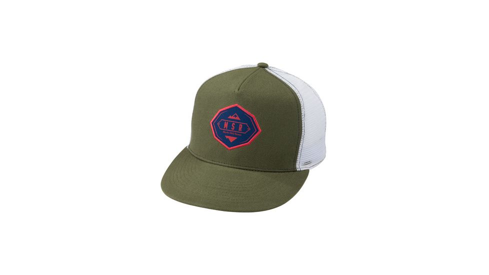 MSR Stamp Trucker Hat Clearance-Olive