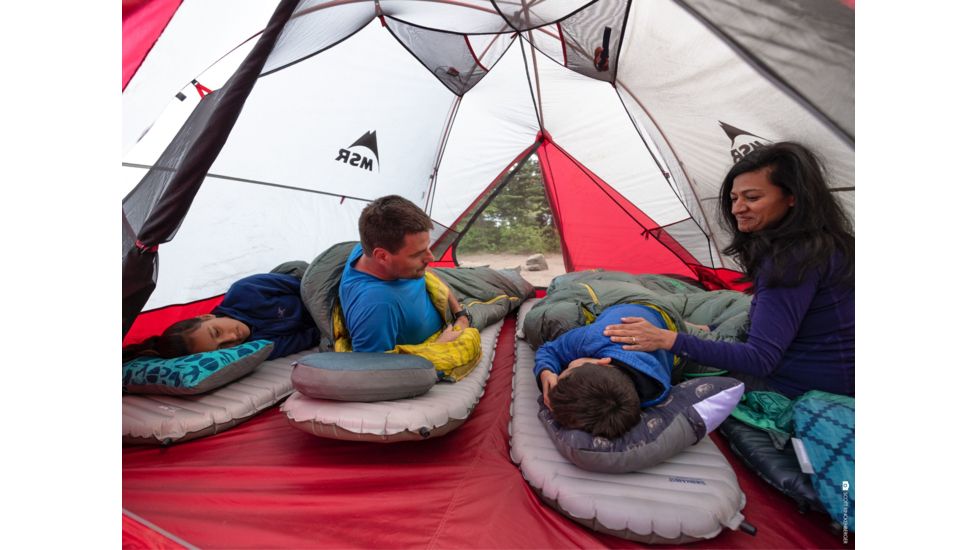 MSR Zoic 4 Tent, Red, 13126