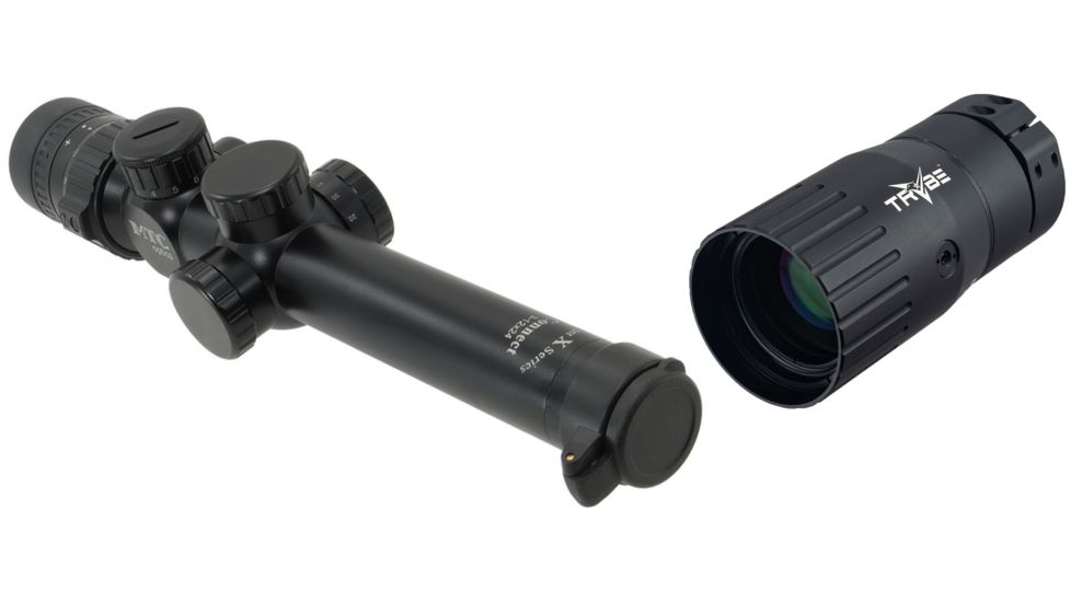 MTC Optics Viper Connect SL 3-12x24 Rifle Scope, SCB2 Reticle, Illuminated, Black, CONSL-SCB with Trybe Optics Enhancer