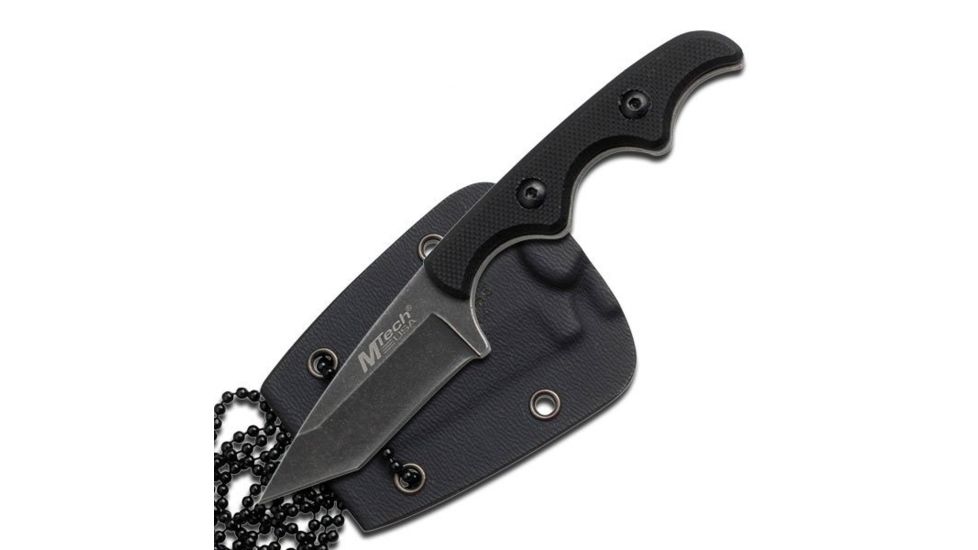 Mtech Fixed Blade, 5in, Stainless Steel Blade, G10 Handle MT-673