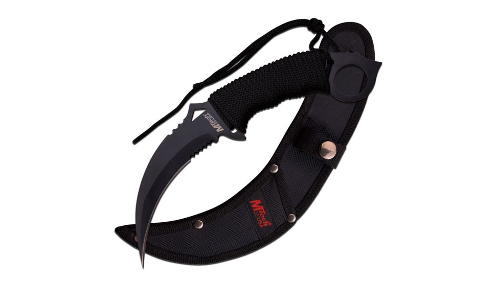 Mtech Fixed Blade, 9.84in, Stainless Steel Blade, Handle MT-20-76BK