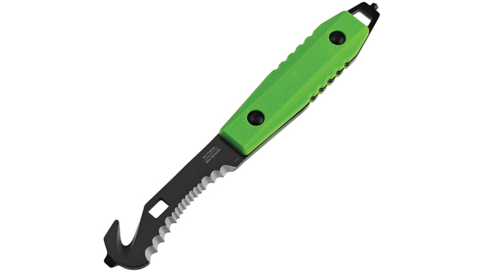 Mtech Fixed Blade Guthook Green, MTFIX008GN