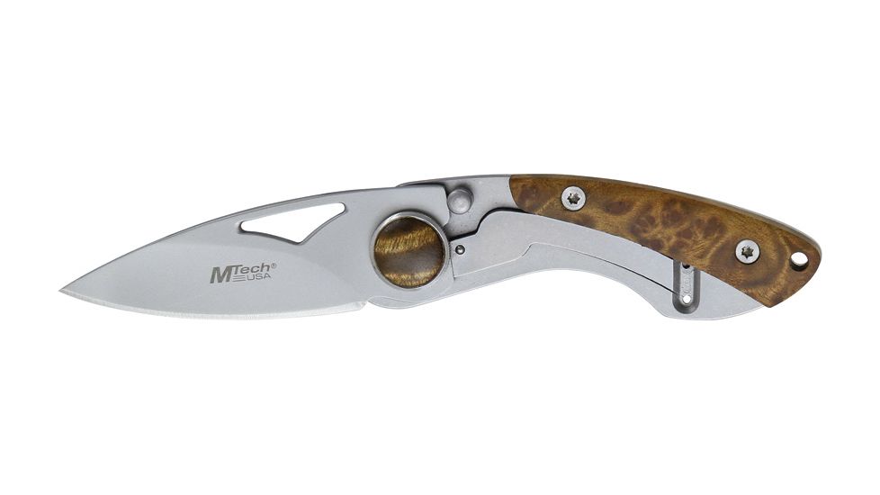 Mtech Framelock Stainless Knife, 2 7/8in. Closed MT210W