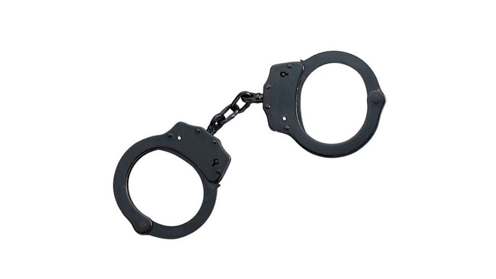 Mtech Hand Cuffs, Silver MT-S4508DLB