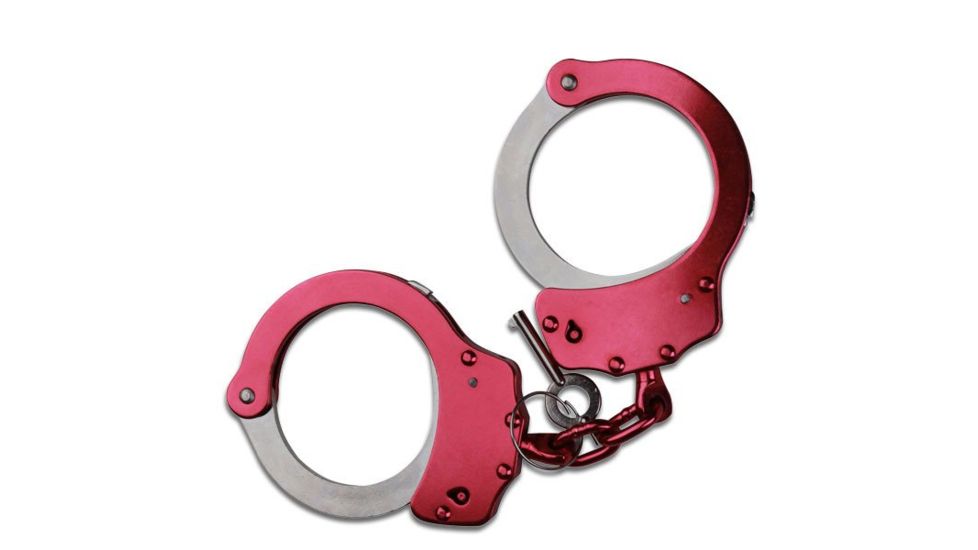 Mtech Hand Cuffs, Red MT-S4508PK