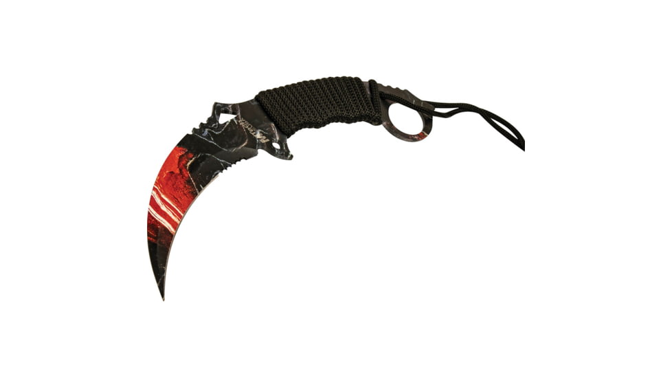 Mtech Karambit Fixed Blade Red