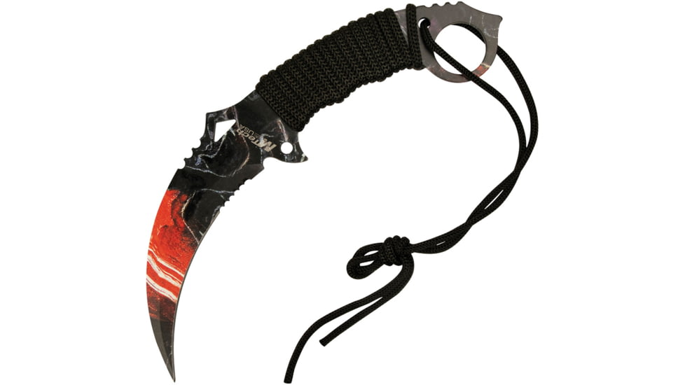 Mtech Karambit Fixed Blade Red