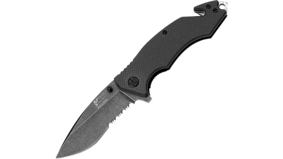 Mtech Rescue Linerlock A/O, Black, Knife MTXA808BK