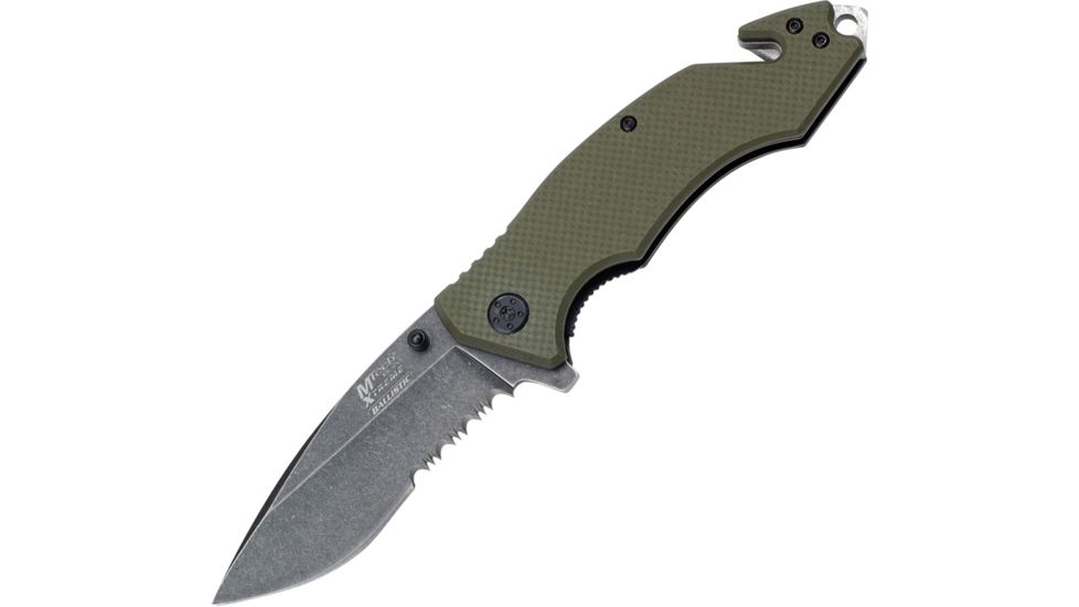 Mtech Rescue Linerlock A/O, Green, Knife MTXA808GN
