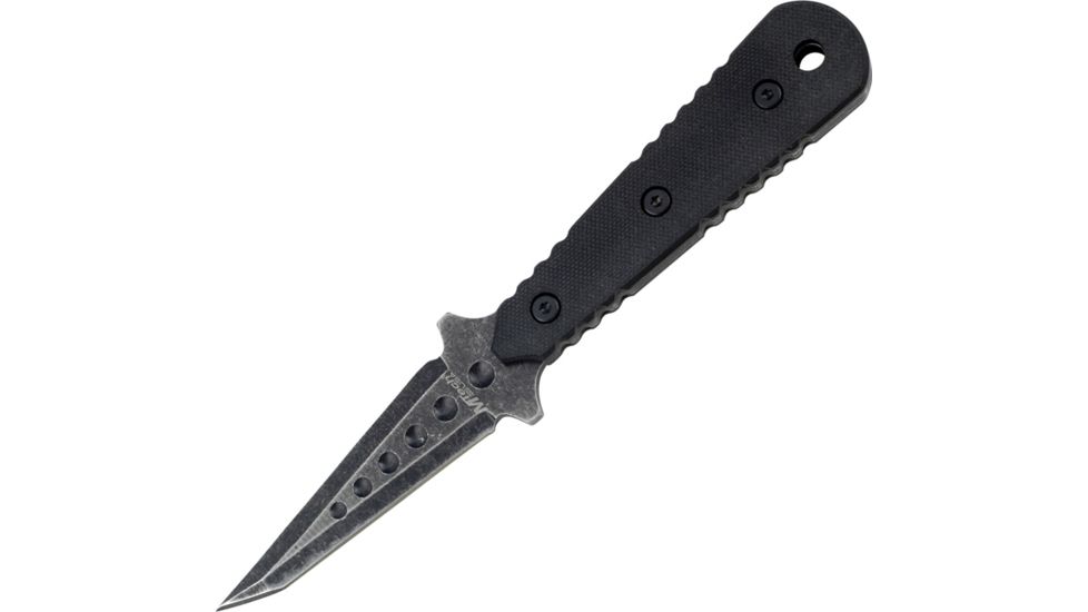 MTech Tactical Fixed Blade Knife,3.25in,Tanto Blade,Textured Black G-10 Handle MT2037BK