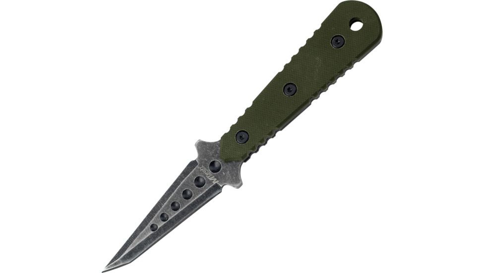 MTech Tactical Fixed Blade Knife,3.25in,Tanto Blade,Textured Green G-10 Handle MT2037GN