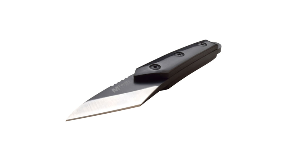 Mtech Wharncliffe Fixed Blade Knife, 1.6 in, 3Cr13 Stainless Steel Stainless Steel, Black, MT-20-93B