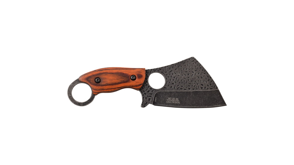 Mtech Wharncliffe Fixed Blade Knife, 3.5 in, 3Cr13 Stainless Steel Stainless Steel, Brown, MT-20-86BR