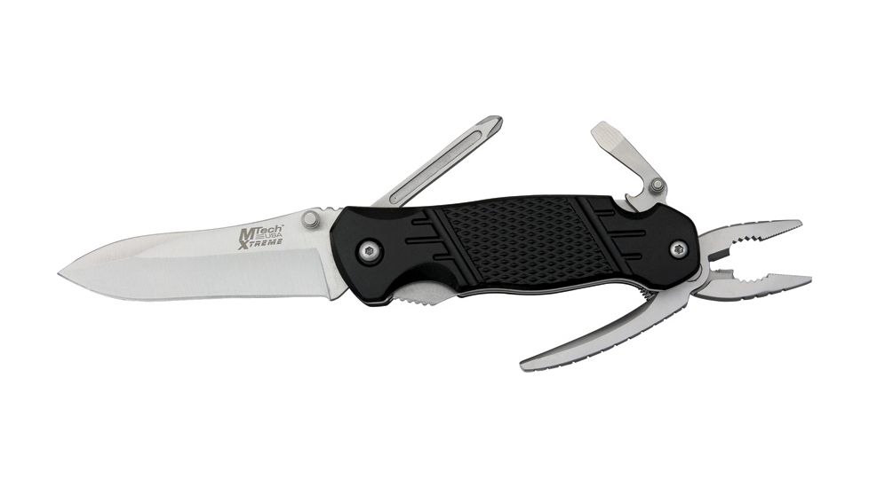 Mtech Xtreme Push Button Multi-Tool Knife, 4 1/8in. Closed MTX8045