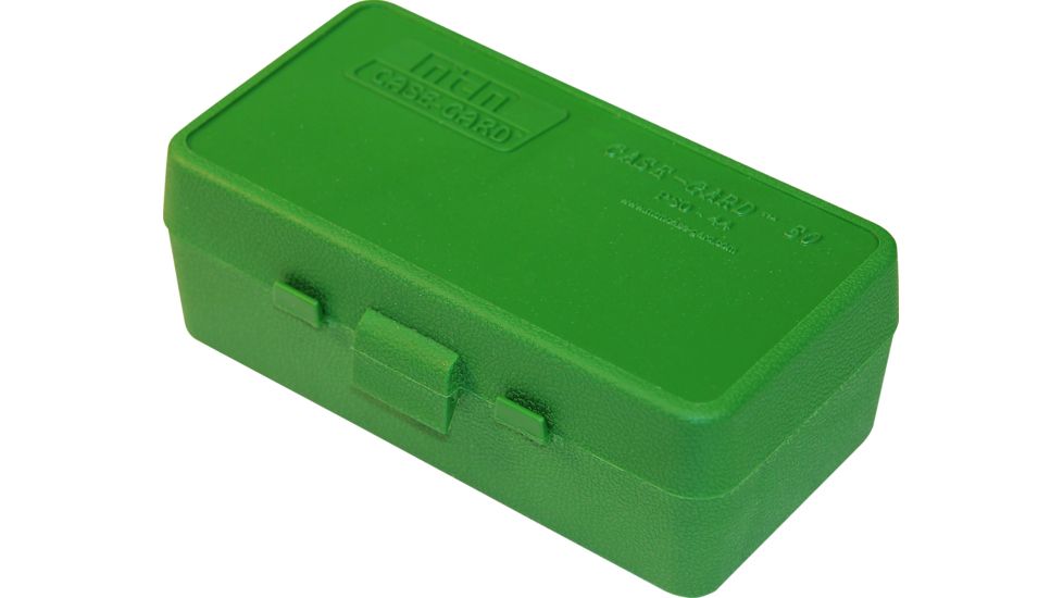 MTM 50 Round 44 Magnum/45 Long Colt Green Ammo Box P504410