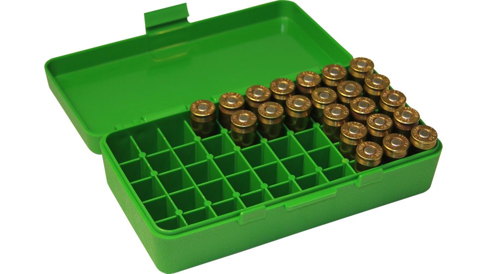 MTM 50 Round 45ACP/10MM Green Ammo Box P504510