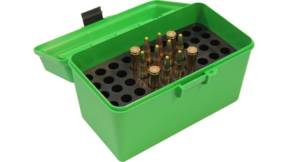 MTM 50 Round Large Rifle Ammo Box H50RL10