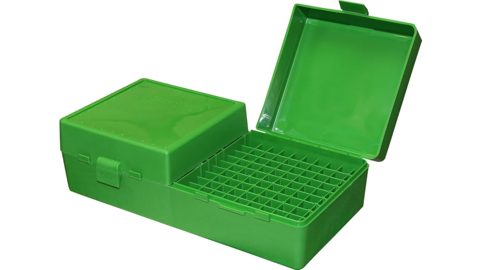 MTM Ammo Box Small Rifle 200-rounds Flip Top Style, Grn, RS20010