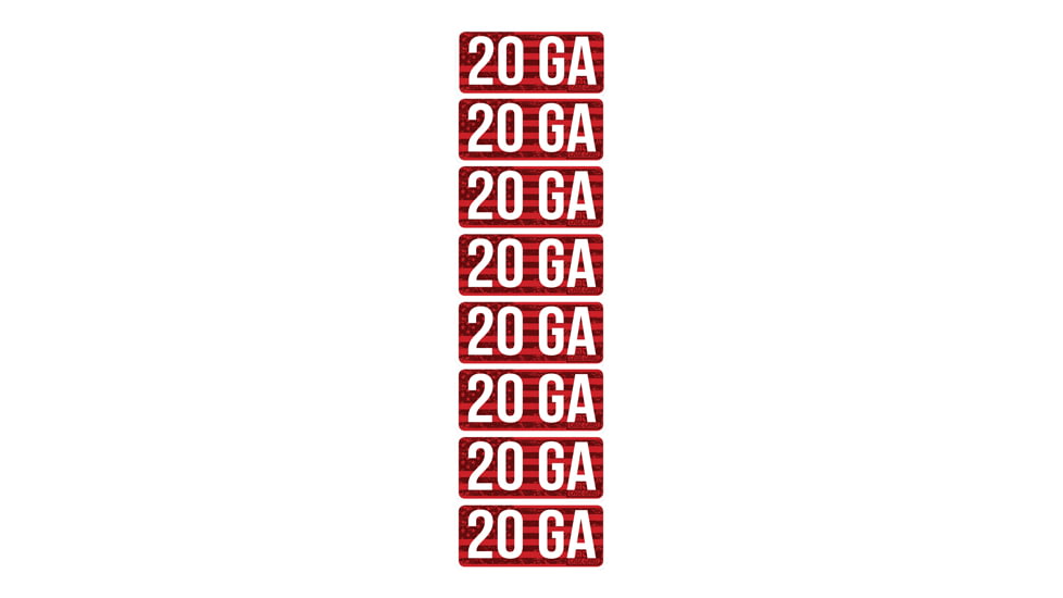 Mtm Ammo Caliber Labels 20ga 8-pack
