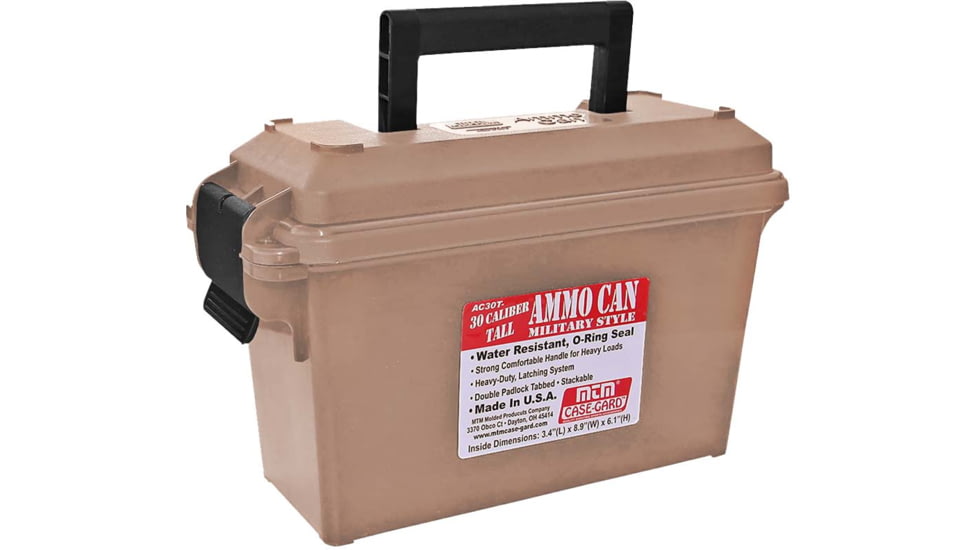 MTM Ammo Can 30 Caliber, Tall, Dark Earth, AC30T-72